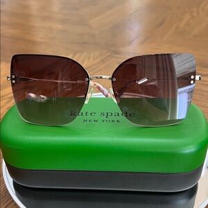 kate spade Gradient Frameless Cat Eye Sunglasses